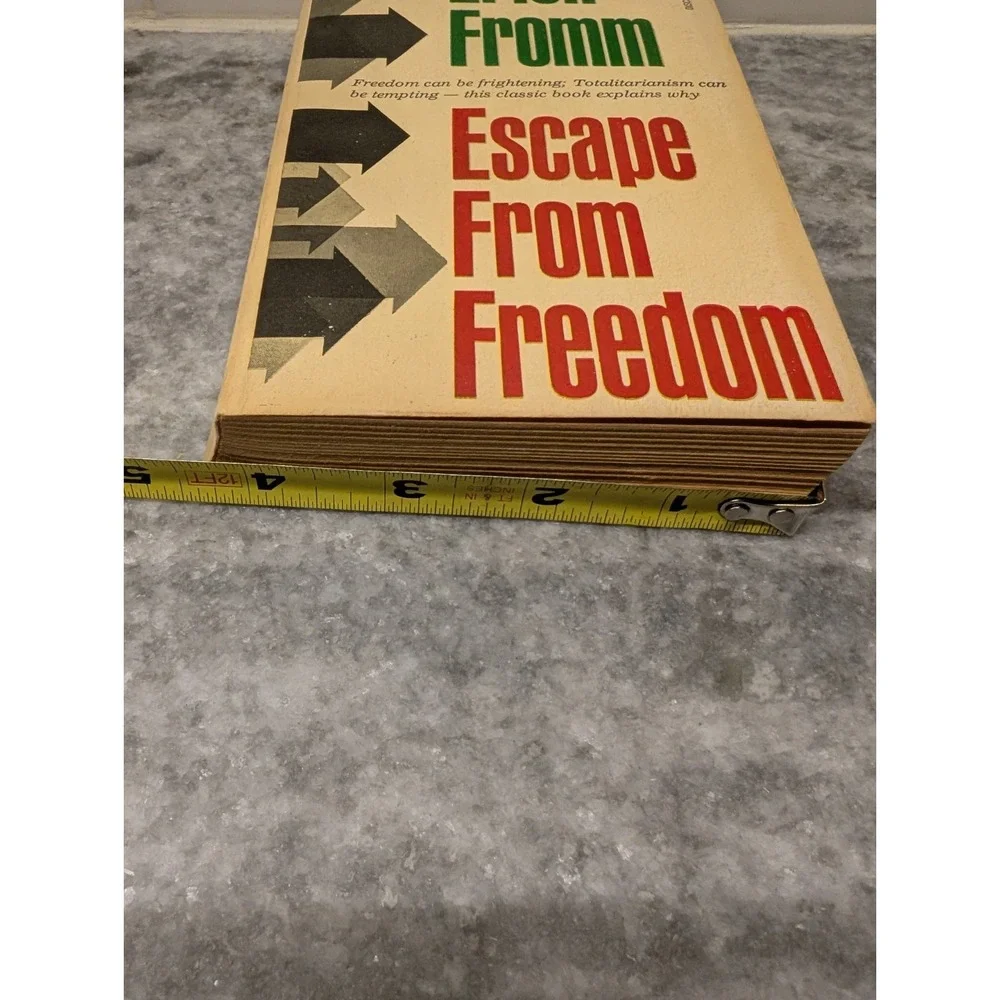 Escape From Freedom Erich From 1965 Paperback‎ - Discus Books